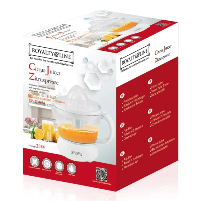 Estrattore di Succo RoyaltyLine RL-CP: Prepara Succhi Freschi e Nutrienti in Casa 2 direzioni 25W - immagine 2