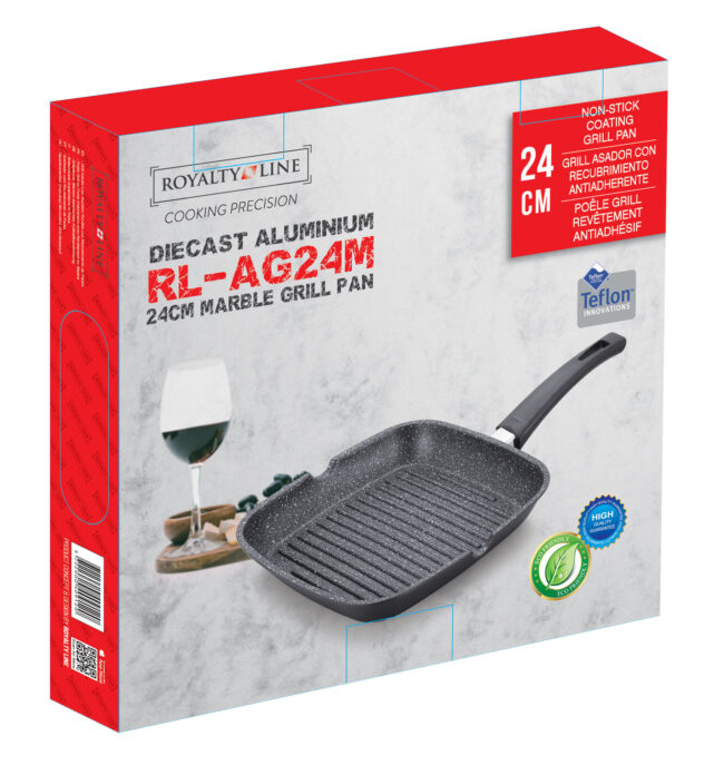 Royalty Line RL-AG24M – Padella con rivestimento in marmo - immagine 3