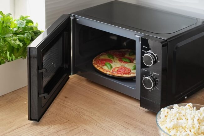 Royalty Line® MWO3818 Forno a microonde indipendente - Forno a microonde - 20 litri - Microonde - 700 W - Forno a microonde indipendente con 6 livelli di potenza - Nero - immagine 6