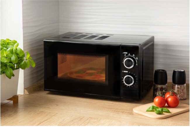 Royalty Line® MWO3818 Forno a microonde indipendente - Forno a microonde - 20 litri - Microonde - 700 W - Forno a microonde indipendente con 6 livelli di potenza - Nero - immagine 7