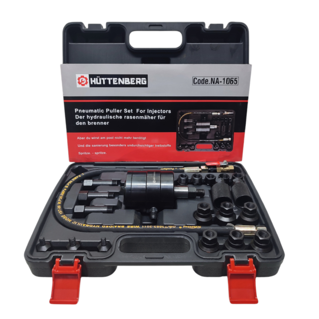 Hüttenberg Pneumatic Puller Set for Injectors - Estrattore Iniettori NA-1065 - immagine 2