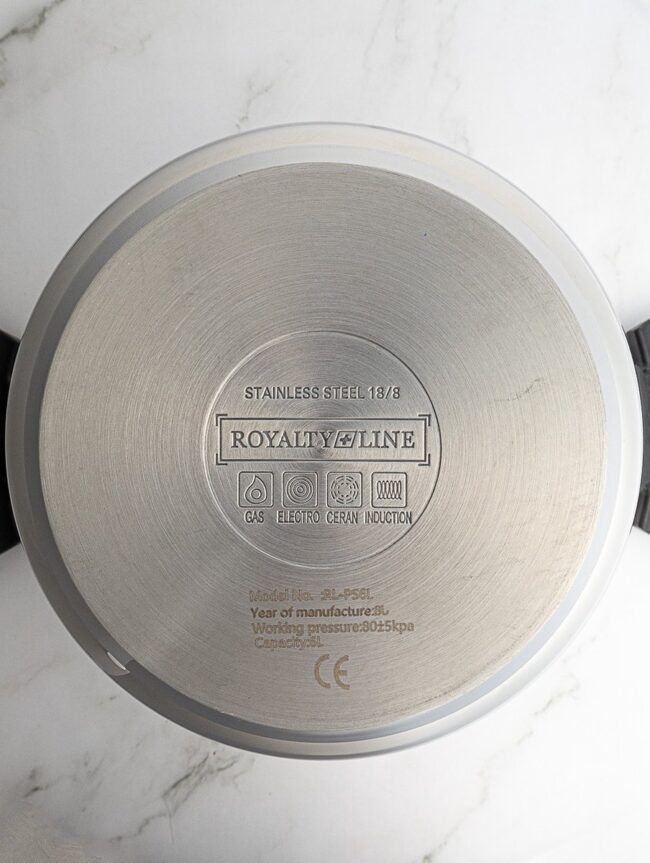 Royalty Line DSD 4/6/8/10L Pentola a Pressione - Induzione e Gas - Acciaio Inox - immagine 2