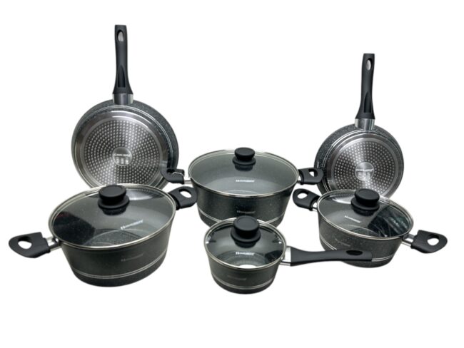 Set di Pentole Rosenberg RB10M2B - Batteria da Cucina in Acciaio Inox 10 Pezzi - immagine 9